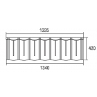 Композитная черепица Roser Spany, 1335х420мм