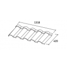 Композитная черепица Roser Cleo, 1318х420мм