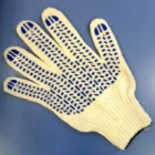 Рабочие перчатки 3 нитка 7,5 класс вязки с ПВХ "Протектор"