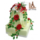 Свадебный торт Каскад любви 