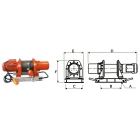 Лебедка электрическая KDJ-300E