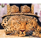 Шелковое постельное белье "Гепард" 3D рисунок