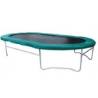 Батут с защитной сетью Oval Trampoline 4,8 м + занятие в батутном центре