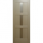 Межкомнатная дверь Топ-Комплект, серии Дебют, коллекция Кантри, Экошпон мелинга ясень белый ПО.       