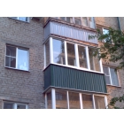 Остекление балконов алюминиевым раздвижным профилем