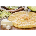 Осетинский пирог с сыром и капустой