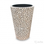 Кашпо Nobilis Marco Wood Laces Vase Белое - 2 Разм