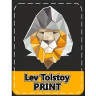 Lev Tolstoy Print - печать н одежде, тканях, сувенирах