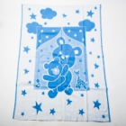 Одеяло байковое синее