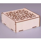 Коробка для сладостей с узором 150*150*50