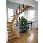 Лестницы винтовые из натурального дерева - изготовление, продажа