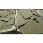 Серо-зеленый камень песчаник натуральный пластушка